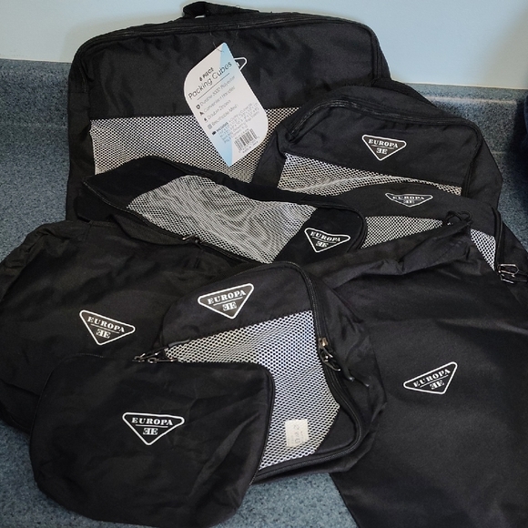 Black Packing Cubes Set - Picture 2 of 4